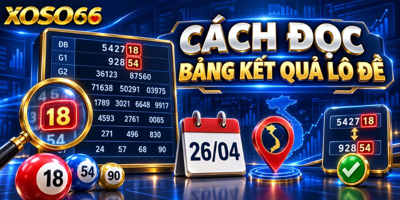 Cách đọc bảng kết quả lô đề