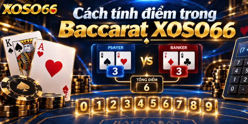 Baccarat XOSO66: Luật Bàn, Cửa Cược Và Cách Đọc Kết Quả 2 Cách tính điểm trong Baccarat XOSO66