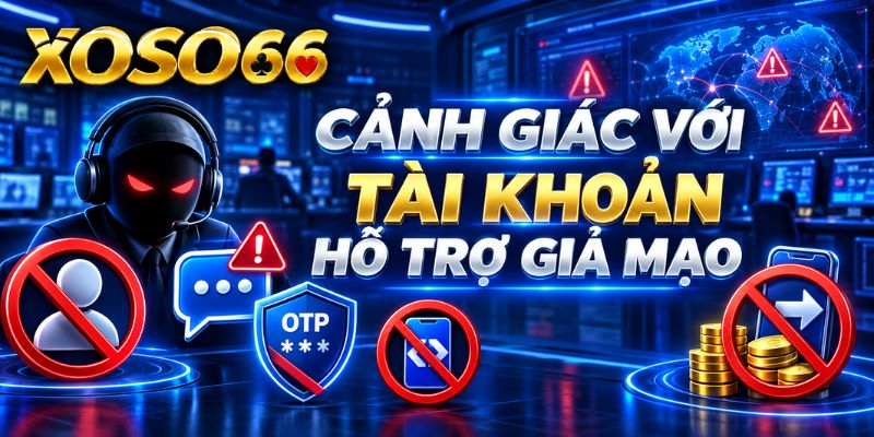 XOSO66 Lừa Đảo Không? Cách Kiểm Tra Website Và Giao Dịch 3 Cảnh giác với tài khoản hỗ trợ giả mạo