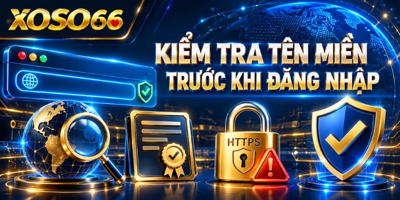 XOSO66 Lừa Đảo Không? Cách Kiểm Tra Website Và Giao Dịch 2 Kiểm tra tên miền trước khi đăng nhập