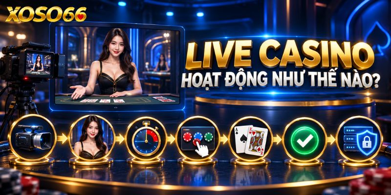 Casino XOSO66 – Cách Nhận Biết Sảnh Live Và Game Bàn 3 Live casino hoạt động như thế nào