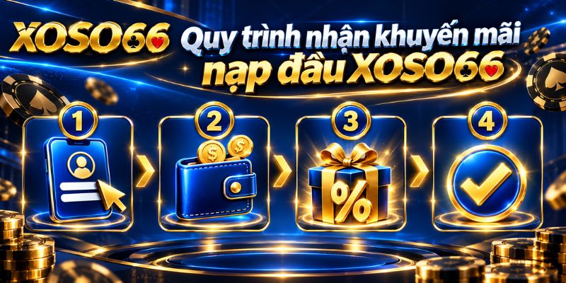 Khuyến Mãi Nạp Đầu XOSO66 – Cách Kiểm Tra Thưởng Và Điều Kiện Nhận 3 Quy trình nhận khuyến mãi nạp đầu XOSO66