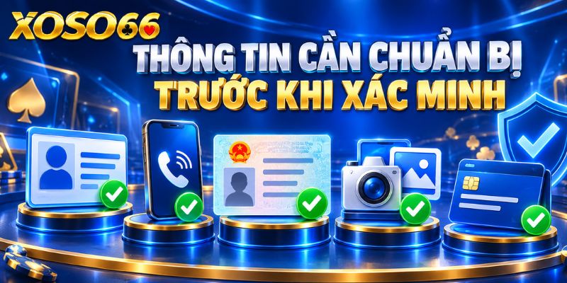 Thông tin cần chuẩn bị trước khi xác minh