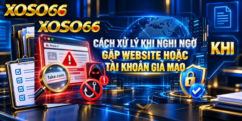 Khiếu Nại XOSO66 – Cách Đối Soát Và Theo Dõi Xử Lý 3 Cách xử lý khi nghi ngờ gặp website hoặc tài khoản giả mạo